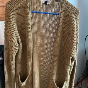 Open front cardigan size S